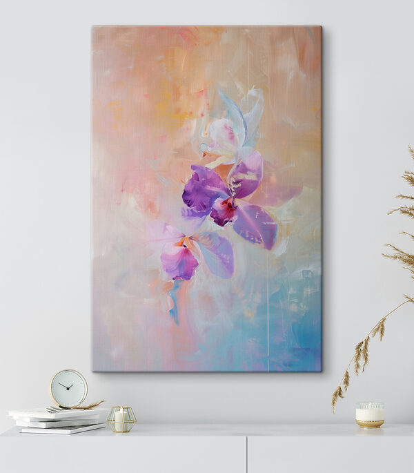 Gemälde von lila Blumen Wandbilder Gemälde von lila Blumen