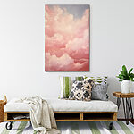 Wandbilder Rosa Wolken am Himmel
