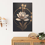 Wandbilder Lotusblume in elegantem Design