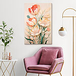 Wandbilder Ausgeschnittenes Papier mit Blumen