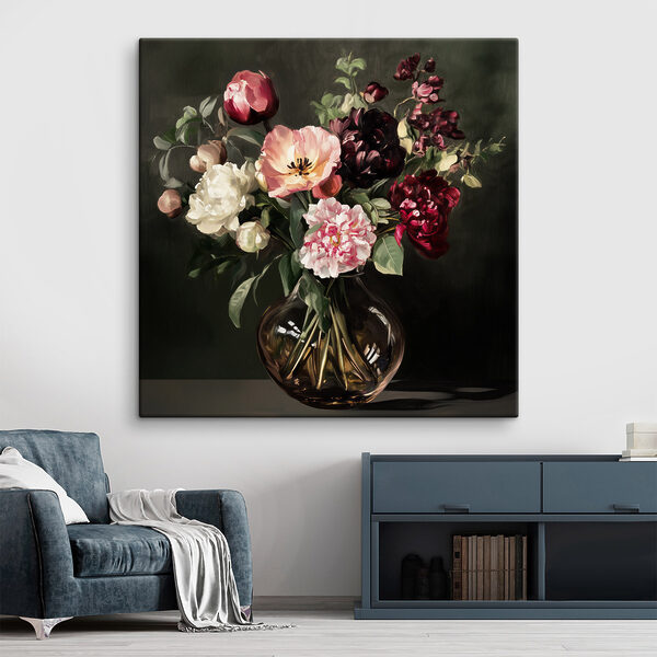 Vase mit Blumen Wandbilder Vase mit Blumen