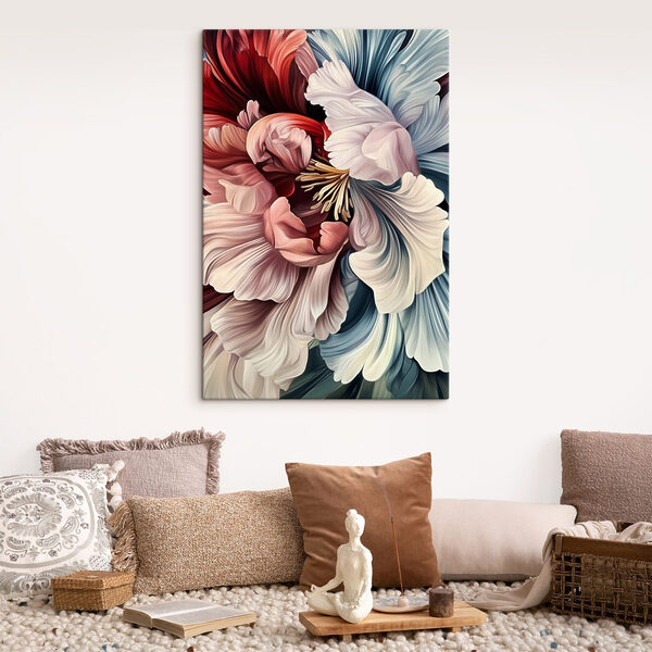 Wandbilder Lebendige Blüten in sanften Farbtönen