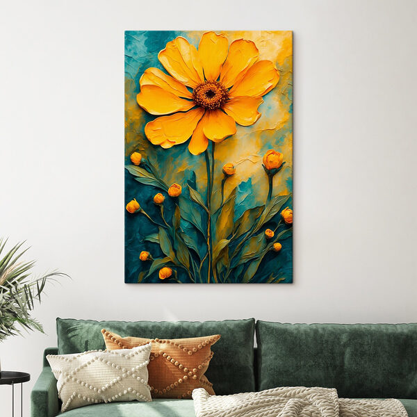 Gemälde einer Blume Wandbilder Gemälde einer Blume