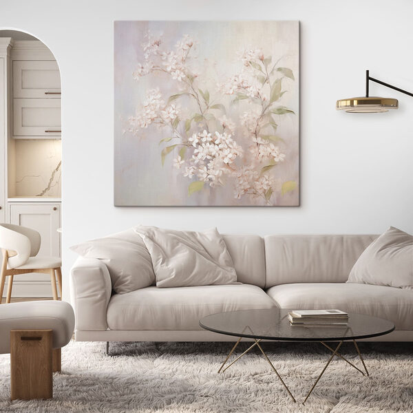 Malerei von Blumen auf einem Zweig Wandbilder Malerei von Blumen auf einem Zweig
