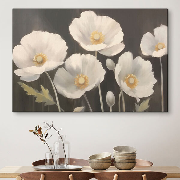 Gruppe von weißen Blumen Wandbilder Gruppe von weißen Blumen
