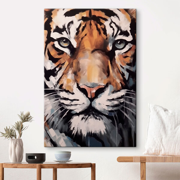 Gemälde eines Tigers Wandbilder Gemälde eines Tigers