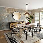 Fototapeten Abstraktes Metallic-Marmor-Texturmuster