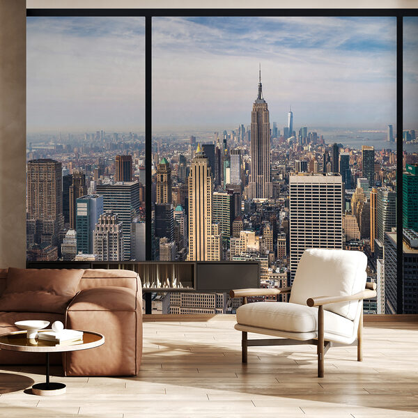 Fototapeten Skyline von New York City als Panorama