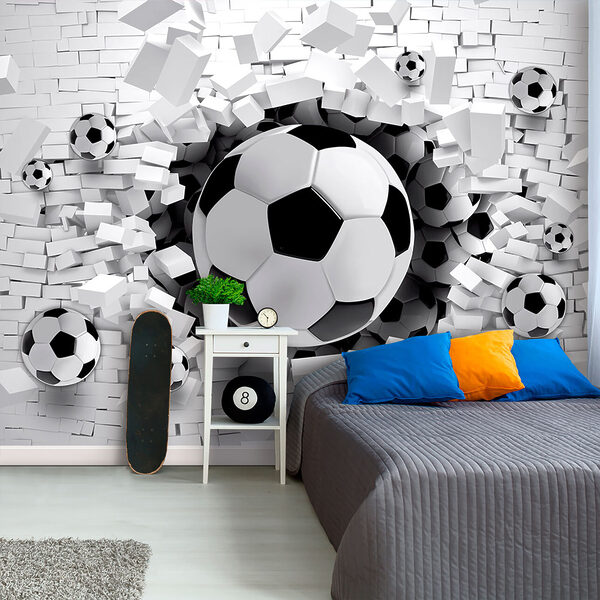 Schwarzer und weißer Fußball Fototapeten Schwarzer und weißer Fußball