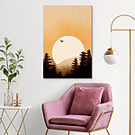 Wandbilder Vogel fliegt in den Himmel