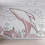 Fototapeten Delfin schwimmt im Meer