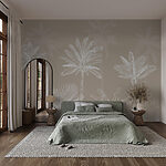 Fototapeten Gruppe von Palmen