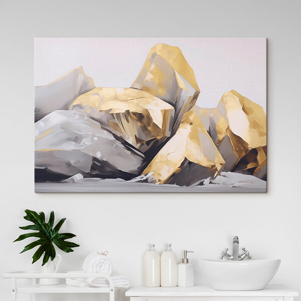 Strukturierte Felsen in einer einzigartigen Anordnung Wandbilder Strukturierte Felsen in einer einzigartigen Anordnung
