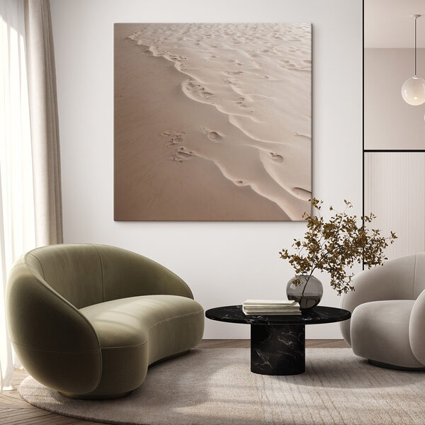 Fußabdrücke im Sand Wandbilder Fußabdrücke im Sand