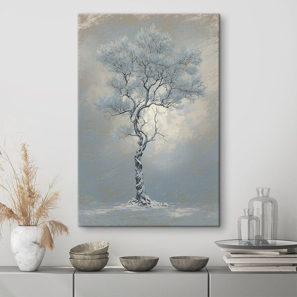 Baum mit Schnee auf ihm Wandbilder Baum mit Schnee auf ihm