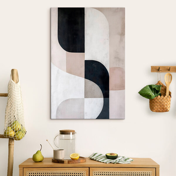 Schwarz-weißes Kunstwerk Wandbilder Schwarz-weißes Kunstwerk