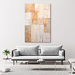 Wandbilder Wand mit weißer und brauner Farbe