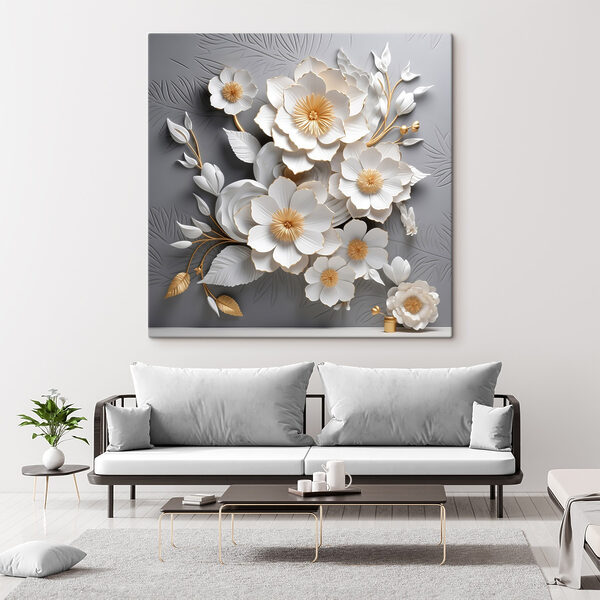 Elegante florale Wandkunst Wandbilder Elegante florale Wandkunst