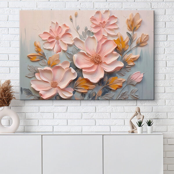 Malerei von Blumen und Blättern Wandbilder Malerei von Blumen und Blättern