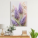 Wandbilder Gruppe violetter Blumen