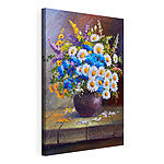 Wandbilder Gemälde von Blumen in einer Vase