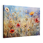 Wandbilder Wildblumen tanzen in der Sommerbrise