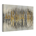 Wandbilder Abstrakte Stadtlandschaft mit reflektierender Symmetrie