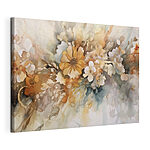Wandbilder Florale Aquarelle, die in Harmonie miteinander verschmelzen