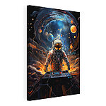Wandbilder Astronaut DJ rockt den Kosmos