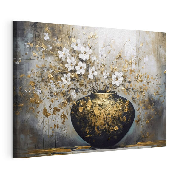 Gemälde von Blumen in einer Vase