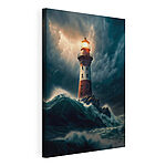 Wandbilder Canvas prints Lighthouse in the ocean