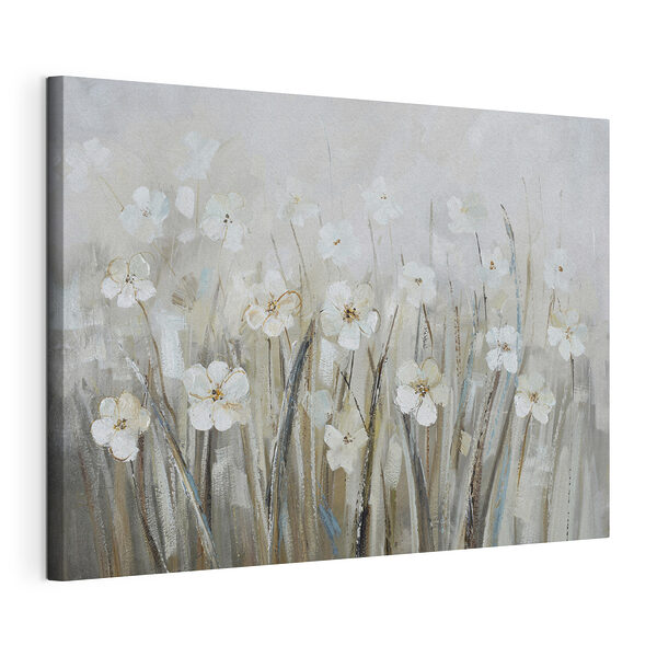 Malerei von weißen Blumen Wandbilder Malerei von weißen Blumen