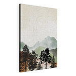Wandbilder Silhouette eines Baumes