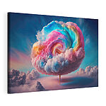 Wandbilder Bunte Wolke am Himmel