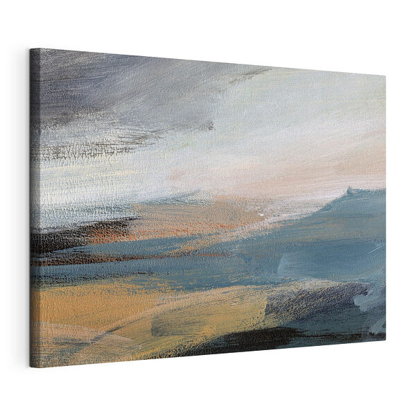 Abstrakte Landschaft mit strukturierten Pinselstrichen Wandbilder Abstrakte Landschaft mit strukturierten Pinselstrichen