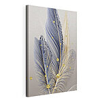 Wandbilder Elegante Federn in heiterem Design
