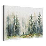 Wandbilder Aquarell eines Waldes
