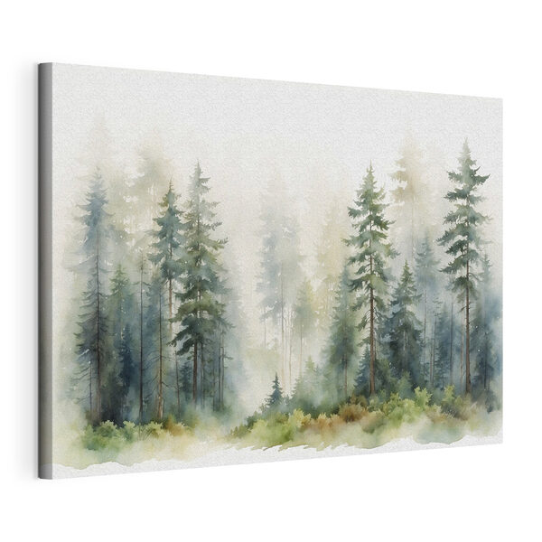 Aquarell eines Waldes Wandbilder Aquarell eines Waldes