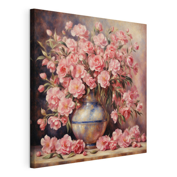 Wandbilder Rosa Blüten in einer Keramikvase (Artikelnummer: s37438) Wandbilder Wandbilder Rosa Blüten in einer Keramikvase (Artikelnummer: s37438)
