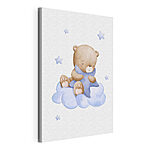 Wandbilder Teddybär auf einer Wolke sitzend