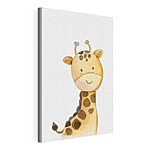 Wandbilder Cartoon Giraffenkopf