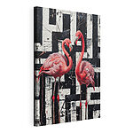Wandbilder Gemälde eines Flamingos