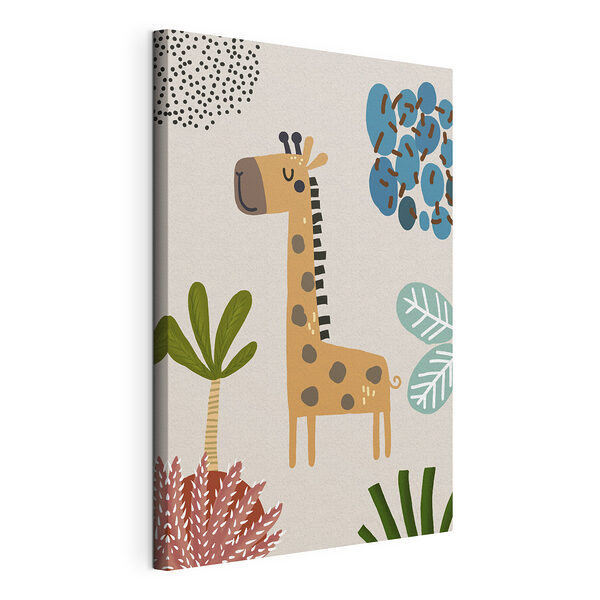 Wandbilder Giraffe und ein Baum