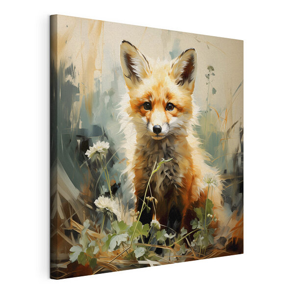 Wandbilder Wandbilder Fuchs in einem Blumenfeld (Artikelnummer: s39191)
