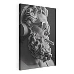 Wandbilder Statue eines Mannes mit Sonnenbrille und Zigarre