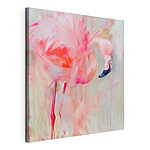 Wandbilder Rosa Flamingo mit langen Beinen