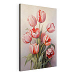 Wandbilder Gemälde von rosa Tulpen