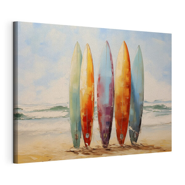 Wandbilder Gruppe von Surfbrettern an einem Strand (Artikelnummer: s39938) Wandbilder Wandbilder Gruppe von Surfbrettern an einem Strand (Artikelnummer: s39938)