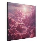 Wandbilder Rosa Wolken und die Sonne