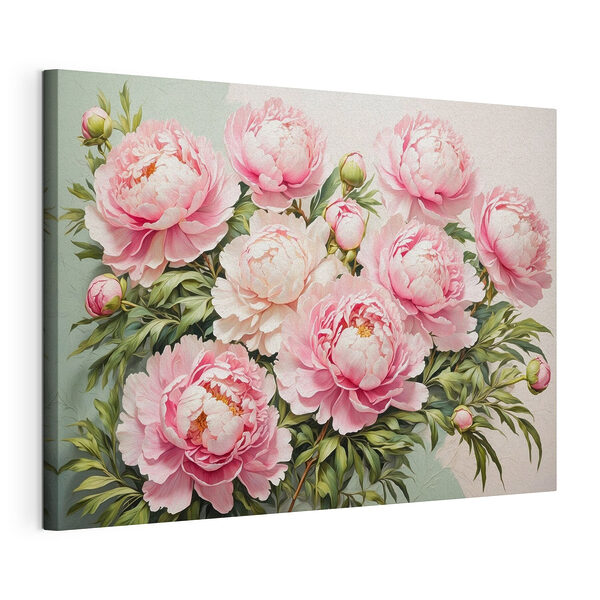 Gruppe von rosa Blumen Wandbilder Gruppe von rosa Blumen